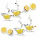 Miniatyrbillede 1 af 5: 4 stk. citronpresser, manuel juicer, frugtpresser, robust og holdbar