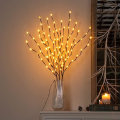 Miniatyrbilde 4 av 5: Lighted77cm3PK Twig Branches med 90LED Branches Lights Vanntett Adapter