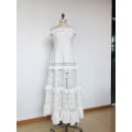 Miniatyrbillede 3 af 4: Womens Off The Shoulder Ruffle Party Dresses Side Split  Maxi Dress