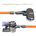Pikkukuva 2 / 5: Jatkoputki Dyson V7 V8 V10 V11 -pölynimureihin, 73 cm (oranssi)