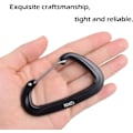 Miniatyrbillede 4 af 5: Nøglering Karabinhager 12kN Små Karabinhager Clips Multifunktionelle L