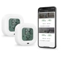 Miniatyrbillede 1 af 4: 2 stk. trådløs app-styret præcis temperatur- og fugtighedsmåler M