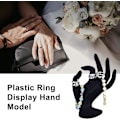Miniatyrbild 4 av 5: Hand Smyckes Display Stativ, OK Form Hand Ring Hållare Mannequin Hand Display Smyckes Display Stativ för Ring Armband Smycken Display Retail Hem Organisation