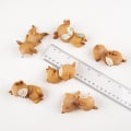 Miniatyrbild 5 av 5: 6 Pack Mini söta hartsfigurer prydnader heminredning för Offcie Deskt