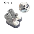 Miniatyrbild 2 av 4: Barn Småbarn Sula Icke-halkande Inomhus Golvtofflor Baby Pojke Flickor Andningsbara