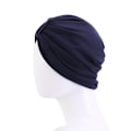 Miniatyrbillede 4 af 5: Satin Turban - Søvnhat One-Size, Marineblå