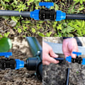 Miniatyrbillede 6 af 6: PE Rørforbindelse 25mm Plastik Rørfittings, Kugleventil til Forbindelse af Vandrør, Havevandsslangeforbindelse