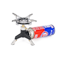 Miniatyrbild 3 av 5: Utomhus Camping Gas Spis Adapter Bärbar Överföringshuvud Adapter Fällbar Gasomvandlare Matlagningstillbehör