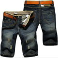 Miniatyrbillede 3 af 3: Herre Casual Denim Shorts STØRRELSE 40