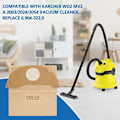 Miniatyrbillede 4 af 5: WD2 Pakke med 10 papirfilterposer til Kärcher WD2 MV2 A 2003/2024/2054 Vacuu