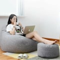 Miniatyrbild 3 av 4: Sittpuff för vuxna, soffa, innerfodral, lat soffstol, utan fyllning.