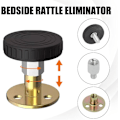 Miniatyrbilde 4 av 5: 4 stk. Hodegavl Stabilisator Anti-Rist Stopper for Sengeramme, Hodegavl, Sengeside, Skap, Sofa Hodegavl Fiksator Justerbar Gjenget Sengeramme
