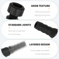 Miniatyrbilde 4 av 5: Akvarieluftkontrollventiler for 0,4 cm ID Airline Tubing Enveis Plastluftstrømsregulatorer Justerbare Sorte Slangekoblinger Luftpumpetilbehør til Akvarier (Pakke med 10)