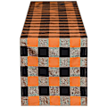 Miniatyrbillede 1 af 4: Halloween Buffalo Check Plaid Dug, Bomulds-polyesterblanding Klassisk Familie Spisebord Dug 33*180cm