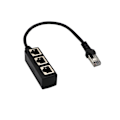 Miniatyrbillede 1 af 5: RJ45 Ethernet-kabelsplitter, 1 til 3 kabel Ethernet-splitter egnet til S