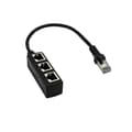 RJ45 Ethernet-kabelsplitter, 1 til 3 kabel Ethernet-splitter egnet til S