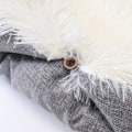 Miniatyrbild 4 av 4: 1 st Dual Use Plush Pet Mat Multifunktionell Vinter Varm Kattmatta S