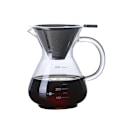Miniatyrbillede 1 af 5: Håndbrygget Kaffemager, Manuel Kaffefilter, Håndbrygget Kaffemager Kop 400ml, Håndbrygget Kaffemager, Borosilikatglaskande, Manuel Håndbrygget Kaffe