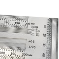 Miniatyrbild 4 av 4: Precisionsmarkering T-regel, T-vinkel Woodpecker Tools 7,9 tum, rostfritt stål