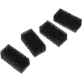 Miniatyrbilde 3 av 4: 4 stk. Svart Filter Karbon Filterskum, 3.5*4.5*7.5cm