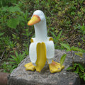 Miniatyrbillede 2 af 4: Havefigurer til havedekoration, kreative bananand-figurer i harpiks