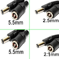 Pikkukuva 2 / 3: 12 kpl DC-liittimiä paneeliin asennettava pistorasia 2,1 mm x 5,5 mm/2,5 mm x 5,5 mm, 12 kpl