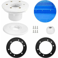 Miniatyrbillede 1 af 5: Pool indløbsdyse, indløbsdyse montering erstatning for aluminium swimmingpools, swimmingpools og spa vandudløb, 2,3 x 4,7 x 3 tommer