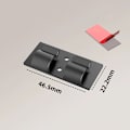 Miniatyrbilde 2 av 5: Utendørs lysklypefester, 30 stk svarte lysklyper, kraftige lysfester for innendørs og utendørs lyslenker