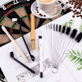 Miniatyrbillede 3 af 5: Kaffe-kværn børste, 15 stykker Kaffe maskine rengøringsbørste Nylon Espresso børste til kaffe kværne Espresso maskiner Kaffe værktøjer