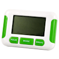 Miniatyrbillede 2 af 4: Direkte lednings digitalt ur med 5 separate multiple alarmer - Stoppur, pille