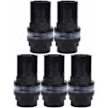 Miniatyrbillede 1 af 5: PVC Akvarieslange Adapter Konnektor Slange Konverter Adapter 5stk Fyld Slange F