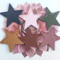 Miniatyrbillede 5 af 5: 12 stk. læder pentagram bogmærker, bogmærker til bogelskere gaver, kvinder, bogmærker, bogmærke, søde bogmærker