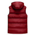 Miniatyrbillede 4 af 4: Herre Hætte Solid Farve Dun Vest Gilet,XXL