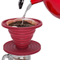 Miniatyrbillede 2 af 5: Foldbar Hængende Kaffe Dripper til Camping, Genanvendelig Silikon Kaffe Filter Holder, Silikon Kaffe Filter Holder, Kaffe Filter Stativ til Camping, H