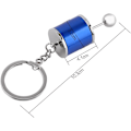 Miniatyrbillede 3 af 3: Nøglering, Kreativ Auto Gear Shift Pattern Nøglering Ringe til Nøgleringe Cra