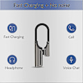 Miniatyrbilde 3 av 5: 4-i-1 Dual Jack iPhone-adapter - Kompatibel med iPhone 11/XS/8 Plus, alle