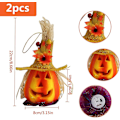 Miniatyrbillede 2 af 5: Halloween Skum Græskar Lygte Jack Græskar Blinkende Lygte Lys Dekoration Spøghus Dekorative Rekvisitter Have Dekoration Halloween Festartikler