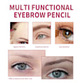 Miniatyrbillede 4 af 5: 2 stk. Makeup børste foundation øjenbrynsbørste 4 i 1 multifunktion