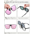 Miniatyrbillede 4 af 5: 3 par store polariserede clip-on solbriller store anti-reflekterende TR9