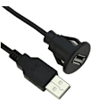 Miniatyrbild 5 av 5: Universell USB-förlängningskabel för bil, instrumentpanel, infälld montering för bilradio