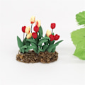Pikkukuva 1 / 5: Simuloitu nukketalon kukat, DIY simuloitu miniatyyrinukketalon sammalnurmi Ga