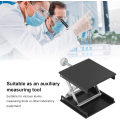 Miniatyrbilde 4 av 5: Lab Jack Stativ Bordløft Laboratorieløftbord Aluminiumslegering Lab Løfteplattform Stativstativ Lab-Lift Løfter Manuell Kontroll Justerbar Høyde (Svart)