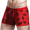 Miniatyrbillede 5 af 5: Herreunderbukser Mesh Åndbar Trunk Low Rise Cool Boxers (L ,rød）