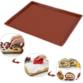 Miniatyrbillede 3 af 5: Swiss Roll Bageplade - Silikon Bageplade Silikon Cookie Form til Pizza Kiks, Varmebestandig og Non-Stick Ovn Bageplade