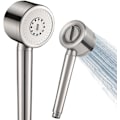 Miniatyrbilde 1 av 5: Helt metall dusjhode med høyt trykk 304 rustfritt stål, vannsparende dusjhode, 3 spraymoduser - SPA-massasje i (sølv)