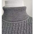 Miniatyrbilde 2 av 5: Herre Slim Turtleneck Genser Casual Twisted Strikket Genser