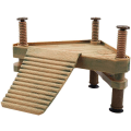 Miniatyrbillede 1 af 5: Skildpadde Flydende Platform med Jetty og Krybdyr Solbadestige