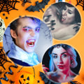 Miniatyrbillede 5 af 5: 4 par vampyr hugtænder proteser med tandpiller til cosplay rekvisitter hallow