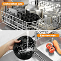 Miniatyrbillede 2 af 5: Pieces Air Fryer Muffinform, Muffinform, Silikon Muffinform, Silikon Muffinform til Air Fryer til 7 Muffins og Kager, til Kager, Muffinforme
