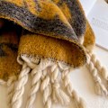 Miniatyrbillede 3 af 3: Kvindernes dobbeltsidede mohair sjal tørklæde 225*35cm